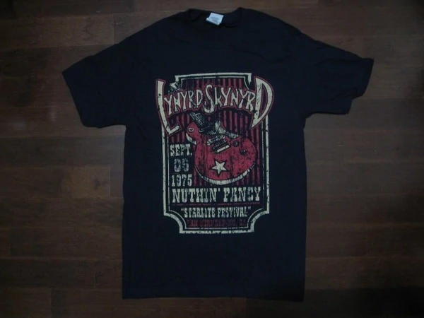 Lynyrd Skynyrd Vintage Distressed Nuthin Fancy Starlite Festival T-Shirt